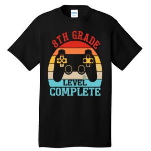 8th Grade Level Complete Last Day Of School Graduation Tall T-Shirt