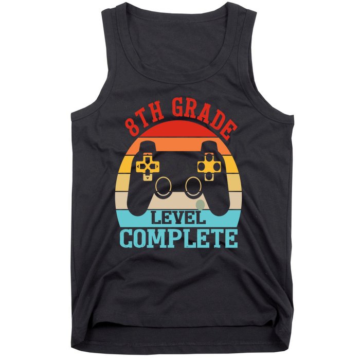 8th Grade Level Complete Last Day Of School Graduation Tank Top