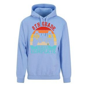 8th Grade Level Complete Last Day Of School Graduation Unisex Surf Hoodie