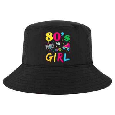 80s Girl Retro Costume Cool Comfort Performance Bucket Hat