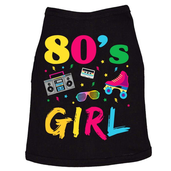 80s Girl Retro Costume Doggie Tank