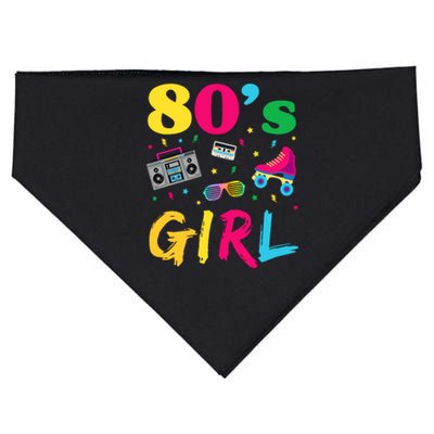 80s Girl Retro Costume USA-Made Doggie Bandana