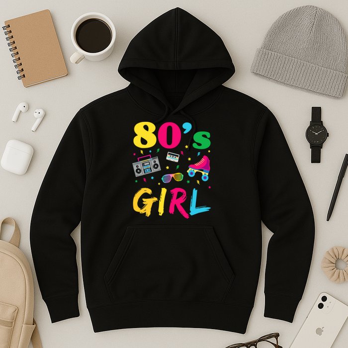 80s Girl Retro Costume Hoodie
