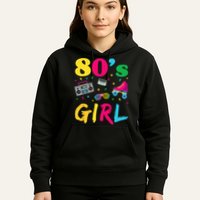 80s Girl Retro Costume Hoodie