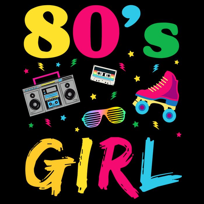 80s Girl Retro Costume Hoodie