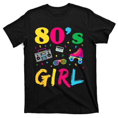 80s Girl Retro Costume T-Shirt