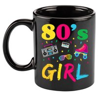 80s Girl Retro Costume 11oz C Handle Ceramic Mug