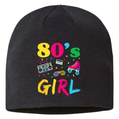 80s Girl Retro Costume Sustainable Beanie