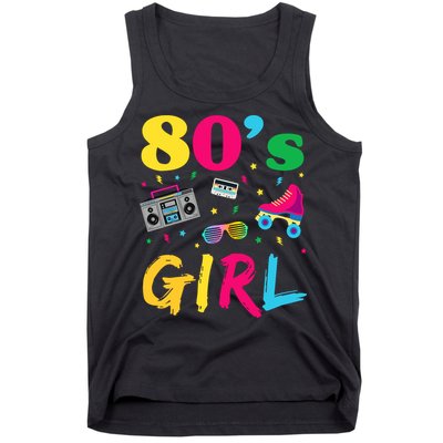 80s Girl Retro Costume Tank Top