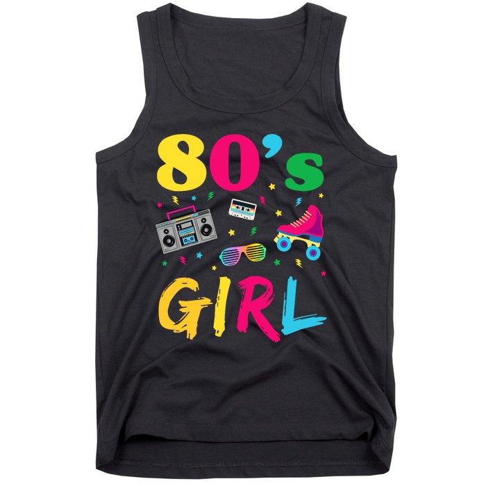 80s Girl Retro Costume Tank Top