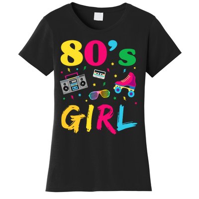 80s Girl Retro Costume Women's T-Shirt