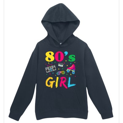 80s Girl Retro Costume Urban Pullover Hoodie