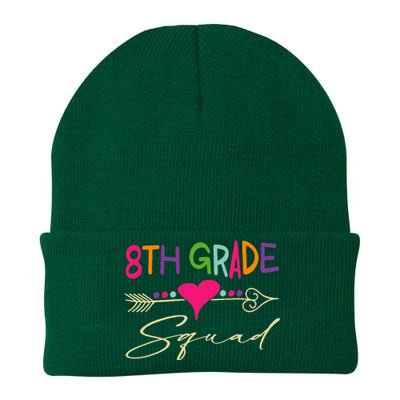 8Th Grade Squad Welcome Back To School Knit Cap Winter Beanie