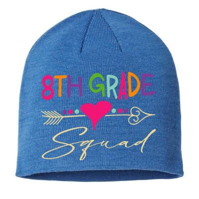 8Th Grade Squad Welcome Back To School Sustainable Beanie