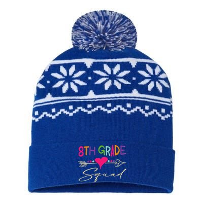 8Th Grade Squad Welcome Back To School USA-Made Snowflake Beanie