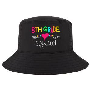 8th Grade Squad Eighth Teacher Student Team Back To School Gift Cool Comfort Performance Bucket Hat