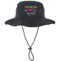 8th Grade Squad Eighth Teacher Student Team Back To School Gift Legacy Cool Fit Booney Bucket Hat