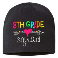 8th Grade Squad Eighth Teacher Student Team Back To School Gift Sustainable Beanie