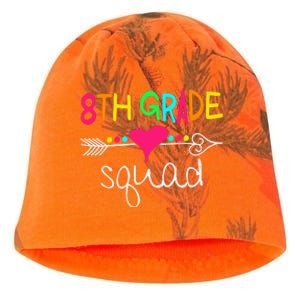 8th Grade Squad Eighth Teacher Student Team Back To School Gift Kati - Camo Knit Beanie