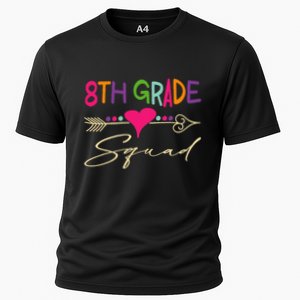 8Th Grade Squad Welcome Back To School Cooling Performance Crew T-Shirt