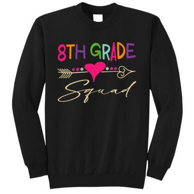 8Th Grade Squad Welcome Back To School Sweatshirt