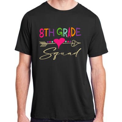 8Th Grade Squad Welcome Back To School Adult ChromaSoft Performance T-Shirt