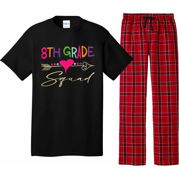 8Th Grade Squad Welcome Back To School Pajama Set