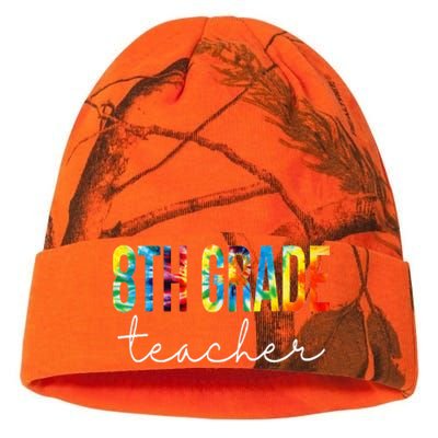 8th Grade Teacher Tie Dye Appreciation Day Back To School Kati Licensed 12" Camo Beanie