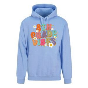 8th Grade Vibes Back To School Teacher First Day Of School Unisex Surf Hoodie