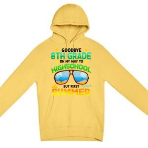 8th Grade Way To High School Grade First Summer Graduation Premium Pullover Hoodie