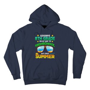 8th Grade Way To High School Grade First Summer Graduation Hoodie