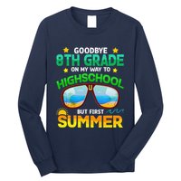 8th Grade Way To High School Grade First Summer Graduation Long Sleeve Shirt