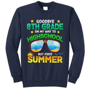 8th Grade Way To High School Grade First Summer Graduation Sweatshirt