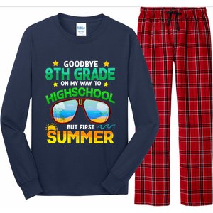 8th Grade Way To High School Grade First Summer Graduation Long Sleeve Pajama Set