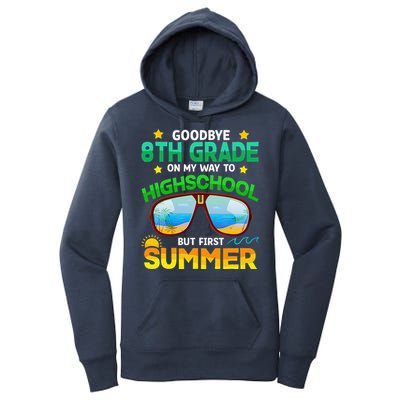 8th Grade Way To High School Grade First Summer Graduation Women's Pullover Hoodie