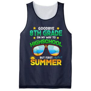 8th Grade Way To High School Grade First Summer Graduation Mesh Reversible Basketball Jersey Tank