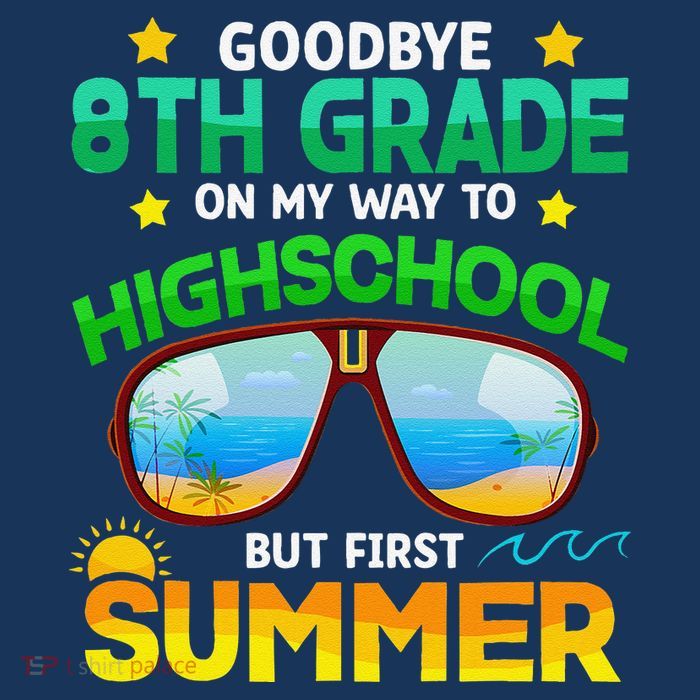 8th Grade Way To High School Grade First Summer Graduation Cooling Performance Long Sleeve Crew