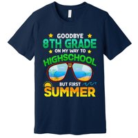 8th Grade Way To High School Grade First Summer Graduation Premium T-Shirt