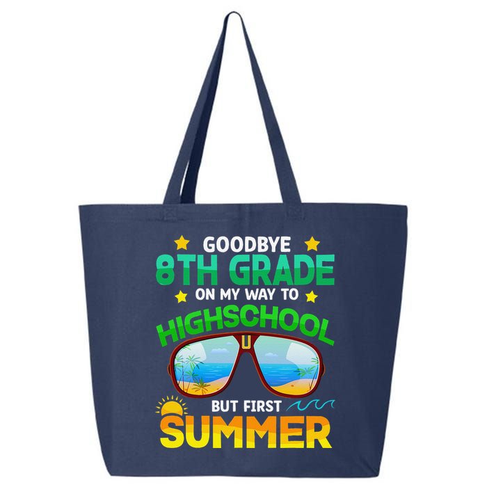 8th Grade Way To High School Grade First Summer Graduation 25L Jumbo Tote