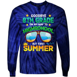 8th Grade Way To High School Grade First Summer Graduation Tie-Dye Long Sleeve Shirt