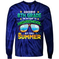 8th Grade Way To High School Grade First Summer Graduation Tie-Dye Long Sleeve Shirt