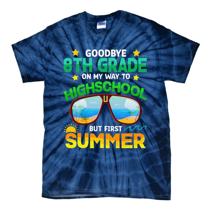 8th Grade Way To High School Grade First Summer Graduation Tie-Dye T-Shirt