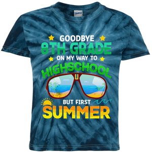 8th Grade Way To High School Grade First Summer Graduation Kids Tie-Dye T-Shirt