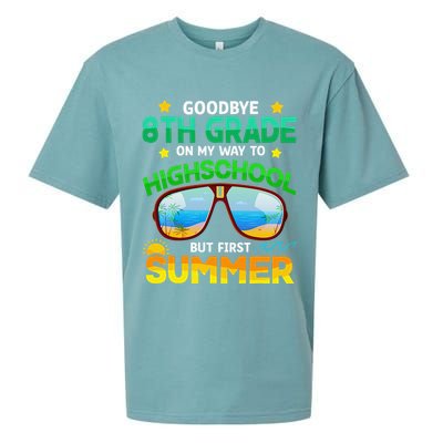 8th Grade Way To High School Grade First Summer Graduation Sueded Cloud Jersey T-Shirt