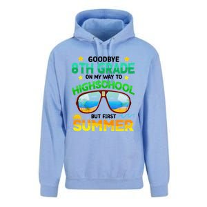 8th Grade Way To High School Grade First Summer Graduation Unisex Surf Hoodie