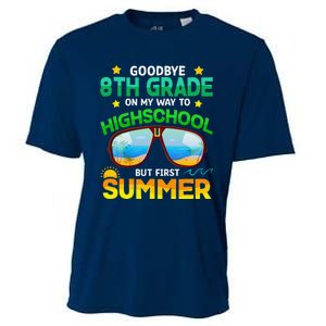 8th Grade Way To High School Grade First Summer Graduation Cooling Performance Crew T-Shirt