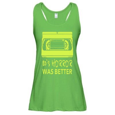 80s Horror Was Better  Funny 80's horror movie lovers Ladies Essential Flowy Tank