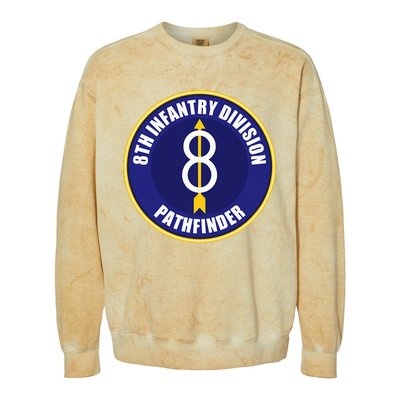 8th Infantry Division Colorblast Crewneck Sweatshirt