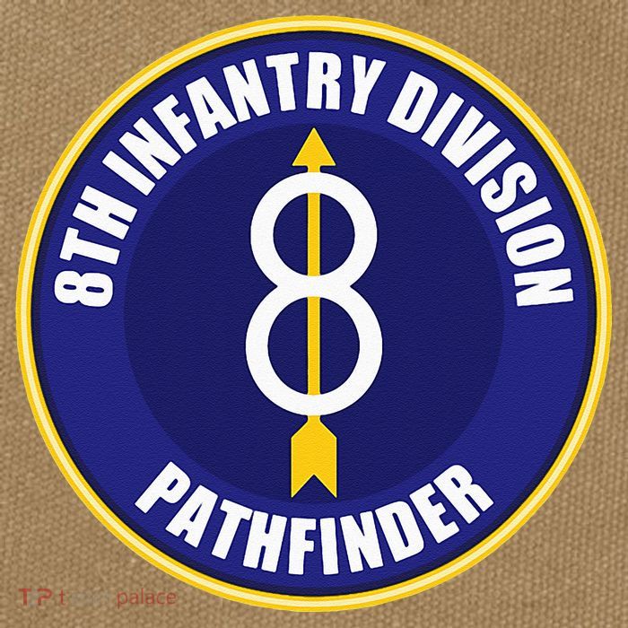 8th Infantry Division Cotton Canvas Backpack