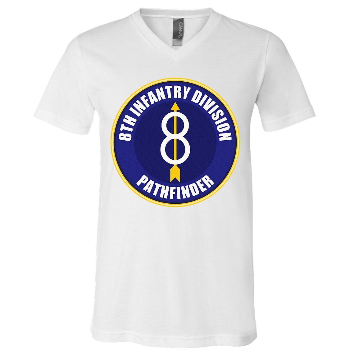 8th Infantry Division V-Neck T-Shirt